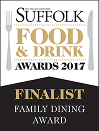 Suffolk Food and Drink Awards Finalist 2017